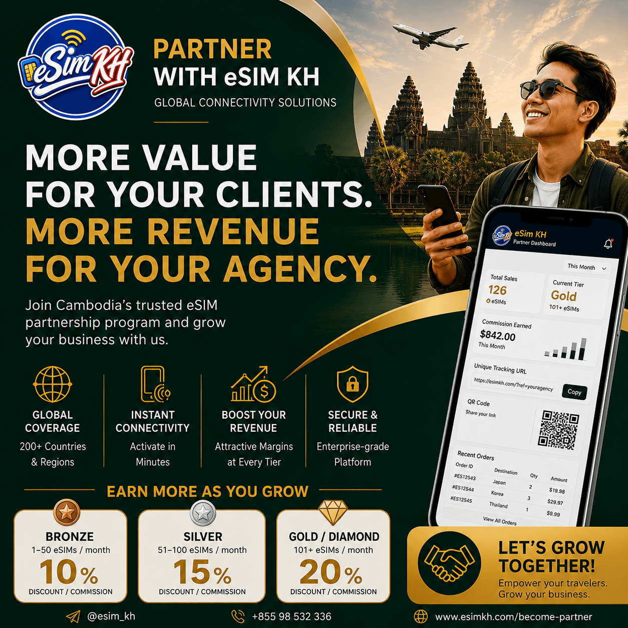 Partner with eSIM KH brochure
